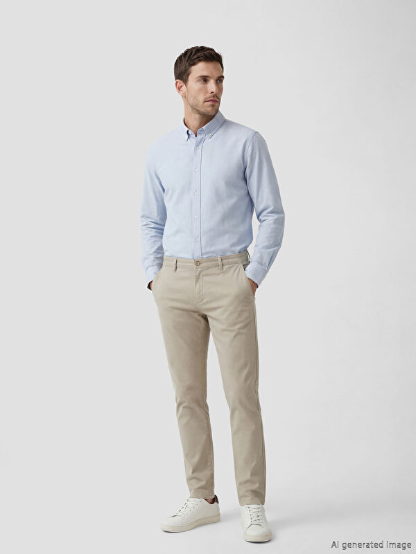 LCWAIKIKI Classic Ekstra Dar Kalıp Erkek Chino Pantolon