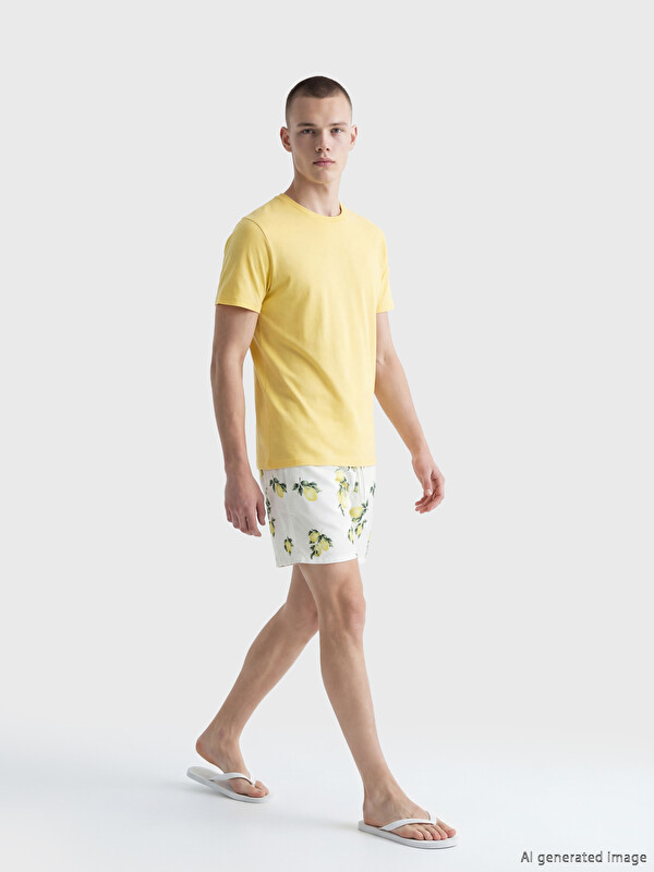 LCW SWIMWEAR მამაკაცები Ბეჟი საცურაო შორტები