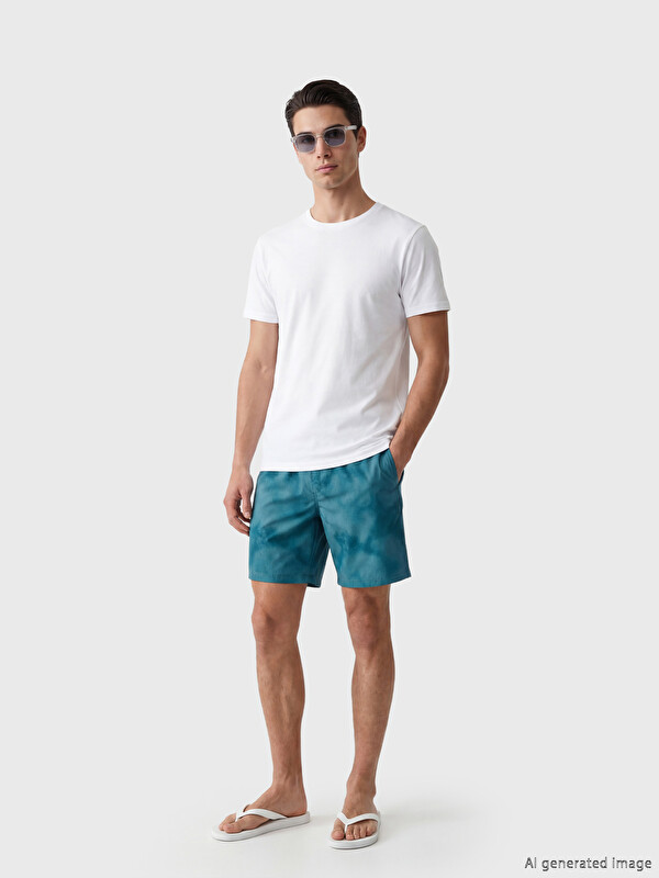 LCW SWIMWEAR Șorturi de înot Petrol Bărbat