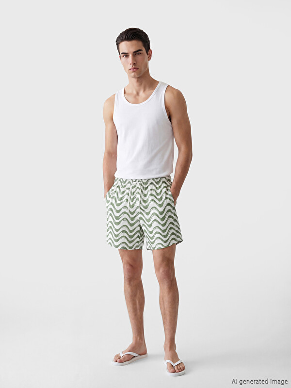LCW SWIMWEAR მამაკაცები Ხაკისფერი საცურაო შორტები
