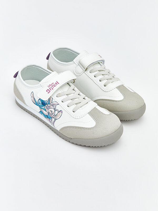LCW STEPS Stitch and Angel Print Baby Girl Sneakers