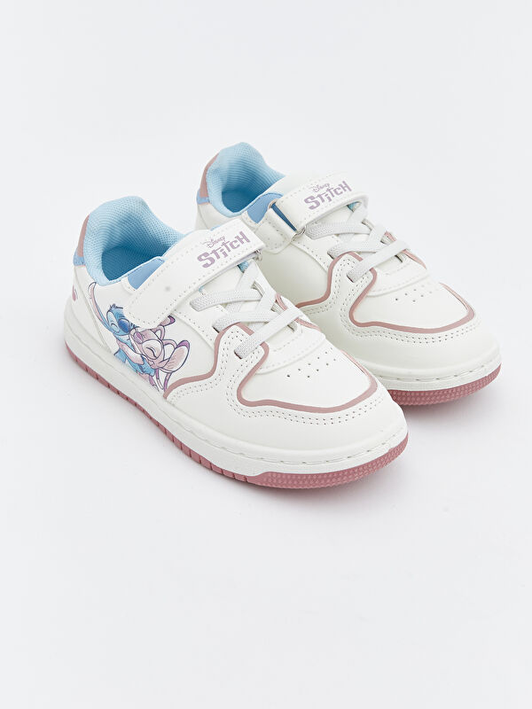 LCW STEPS Stitch and Angel Print Baby Girl Sneakers