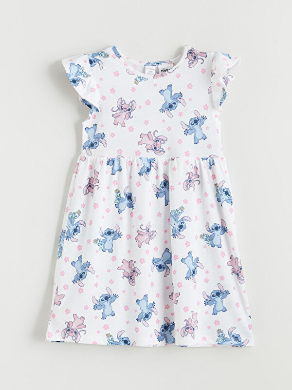 LCW Kids Girls' Lilo & Stitch Printed Dress