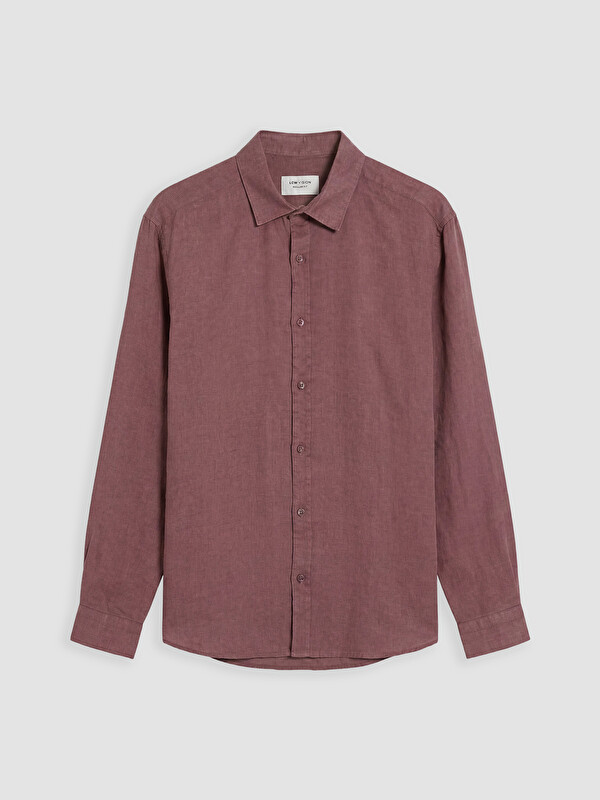 LCW Vision Regular Fit %100 Keten Erkek Gömlek