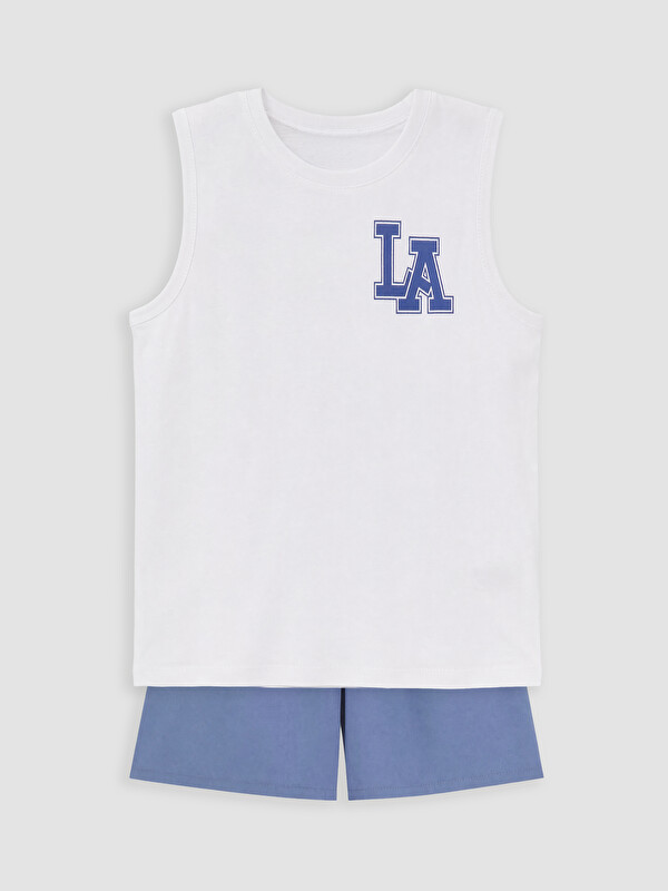 LCW Kids Printed Boys' Swimwear Set