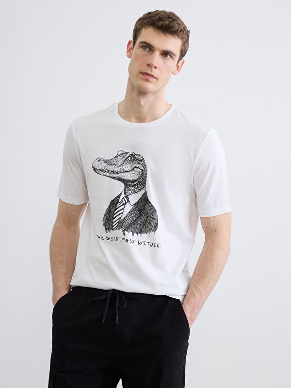 LC WAIKIKI Man WHITE T-Shirt