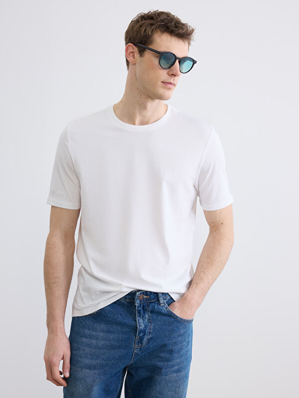 LC WAIKIKI Man WHITE T-Shirt