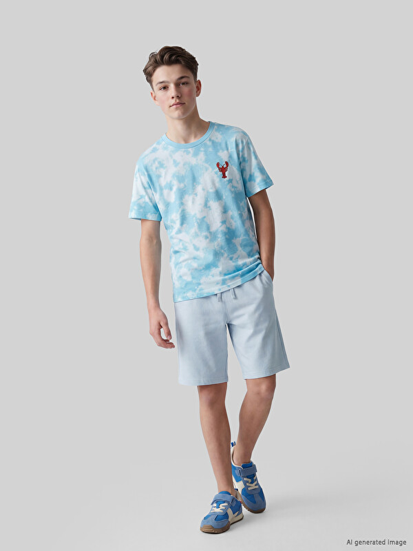 LCW Kids Beli Lastikli Basic Erkek Çocuk Şort