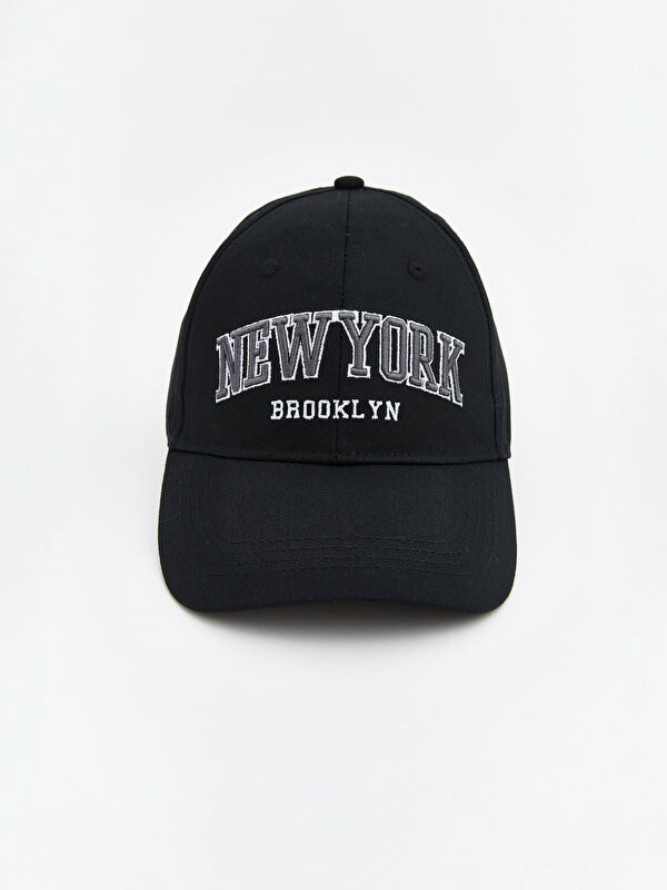 LCW ACCESSORIES New York Nakışlı Kadın Kep Şapka