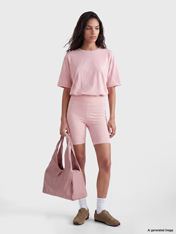 LCW ACCESSORIES حقيبة كتف وردي امرأة