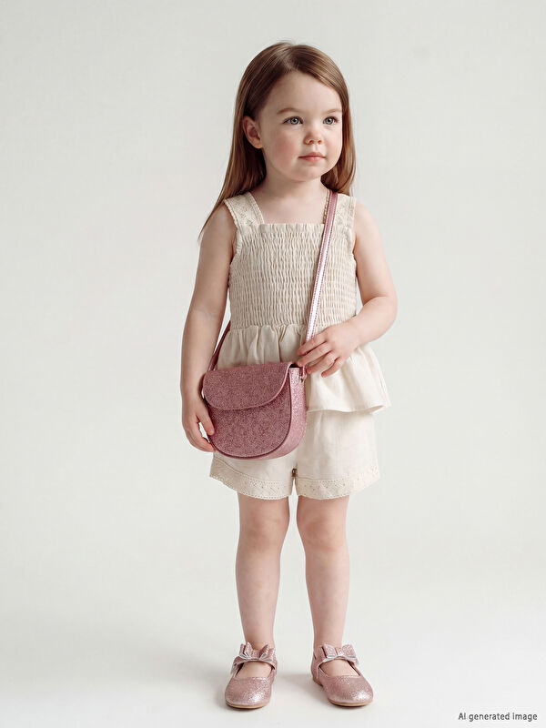 LCW ACCESSORIES Simli Kız Bebek Omuz Çantası