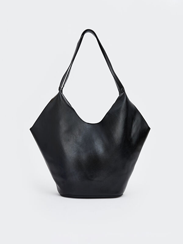 LCW ACCESSORIES Women's Faux Leather Shoulder Bag