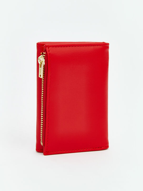 LCW ACCESSORIES Leather-look wallet for women.