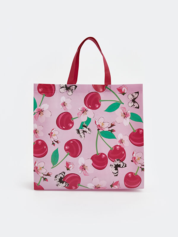 LCW JOY Cherry-Print Shopper Tote