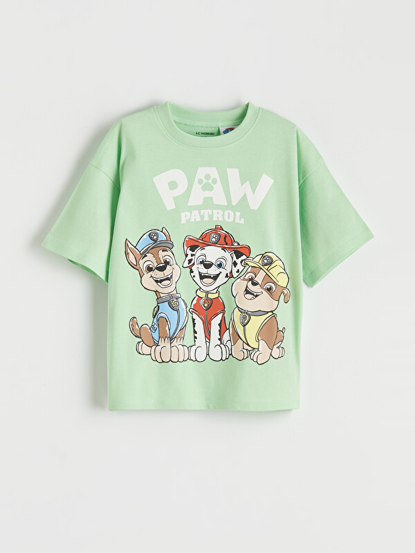 LCW Kids Мальчики Зелёный Футболка