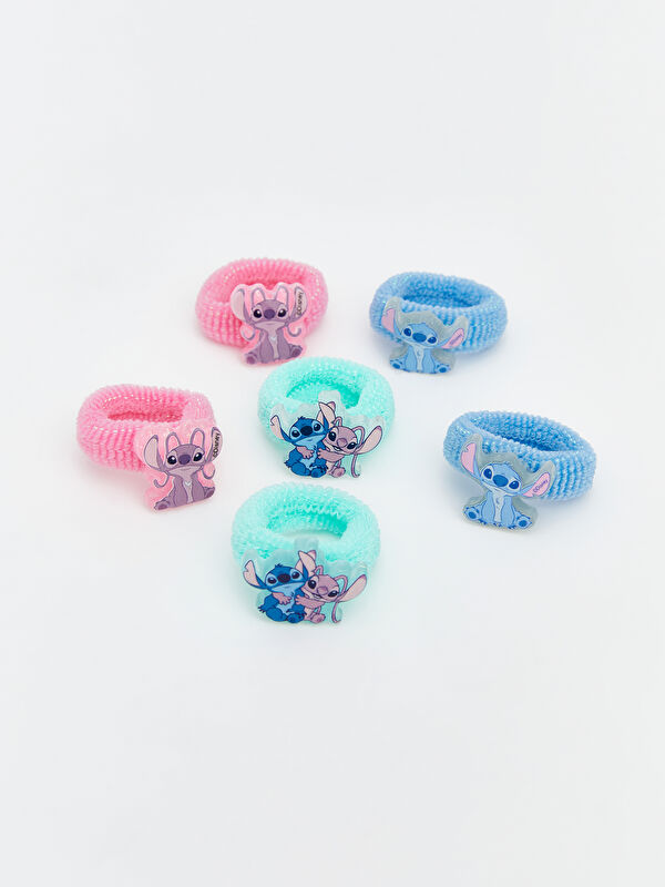 LCW JOY Lilo und Stitch Bedrucktes Mädchen Elastisches Haargummi Set aus 6