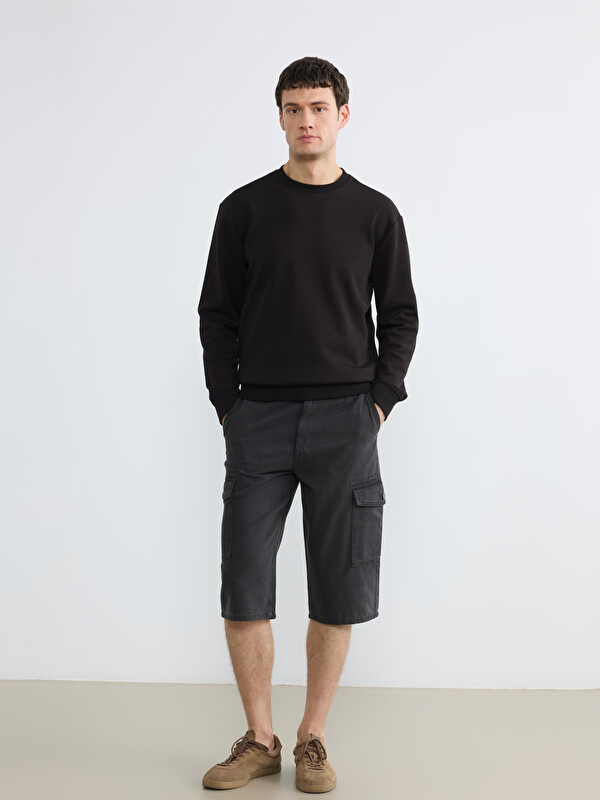 LCW Jeans Regular Fit Men's Cargo Jean Shorts