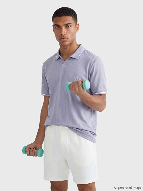 XSIDE ACTIVE Polo Striped Men's T-Shirt