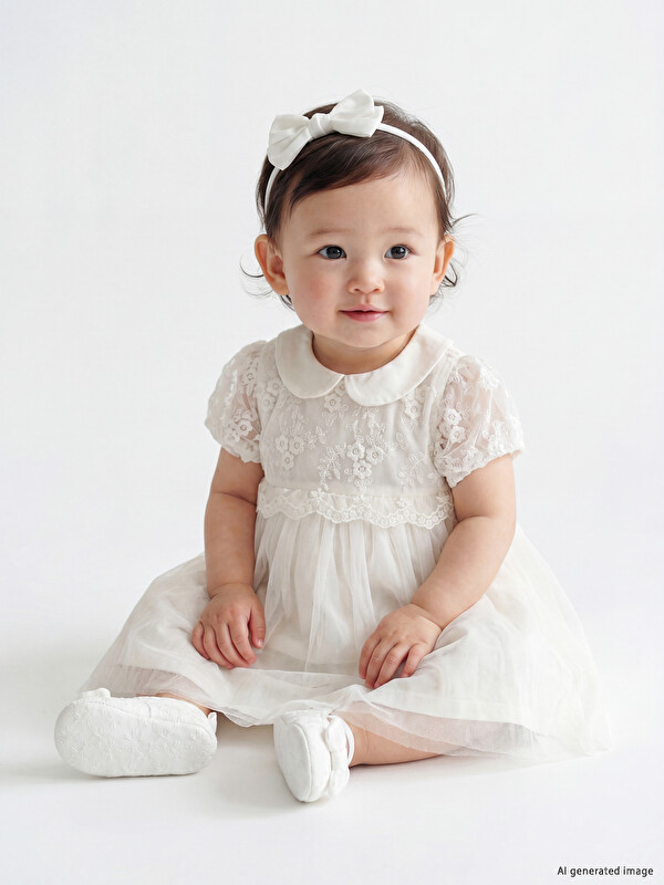 LCW baby Nakışlı Kız Bebek Tütü Elbise