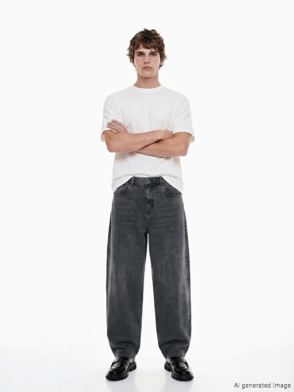 LCW Jeans Süper Baggy Fit Erkek Jean Pantolon
