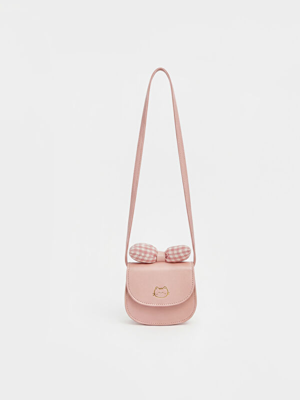LCW ACCESSORIES Deri Görünümlü Kız Bebek Omuz Çantası