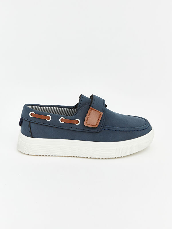 Lcw Steps Lacivert Lcw Steps Süet Görünümlü Erkek Bebek Klasik Ayakkabı
