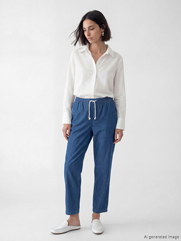 LCW Jeans جينز نيلي نساء