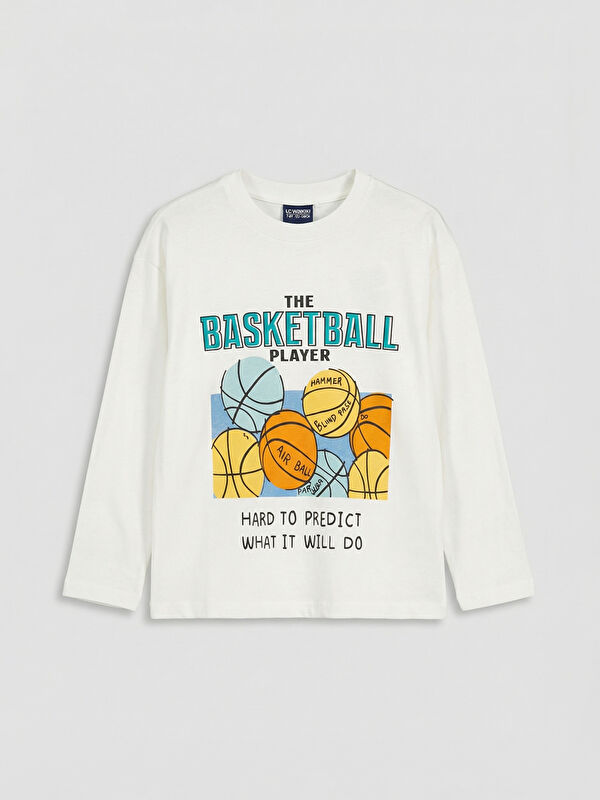 LCW Kids Ұлдар ақ футболка