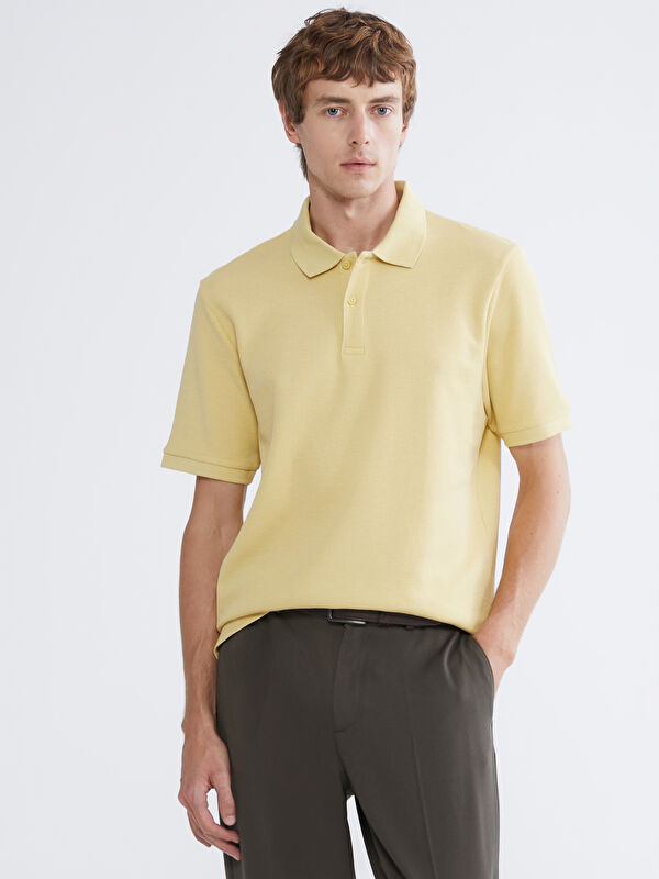 SOUTHBLUE Polo Yaka Erkek Dokulu Tişört