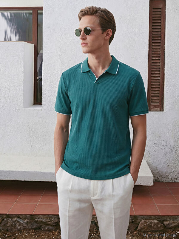 SOUTHBLUE Polo Yaka Erkek Tişört