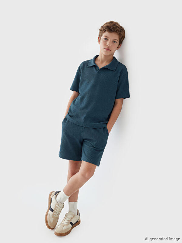 LCW Kids Polo Yaka Erkek Çocuk Tişört ve Şort