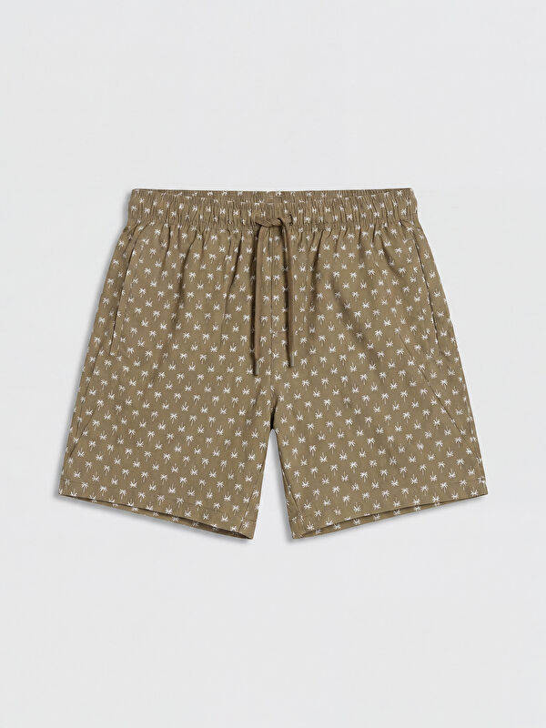 LCW SWIMWEAR Kısa Boy Desenli Erkek Deniz Şortu