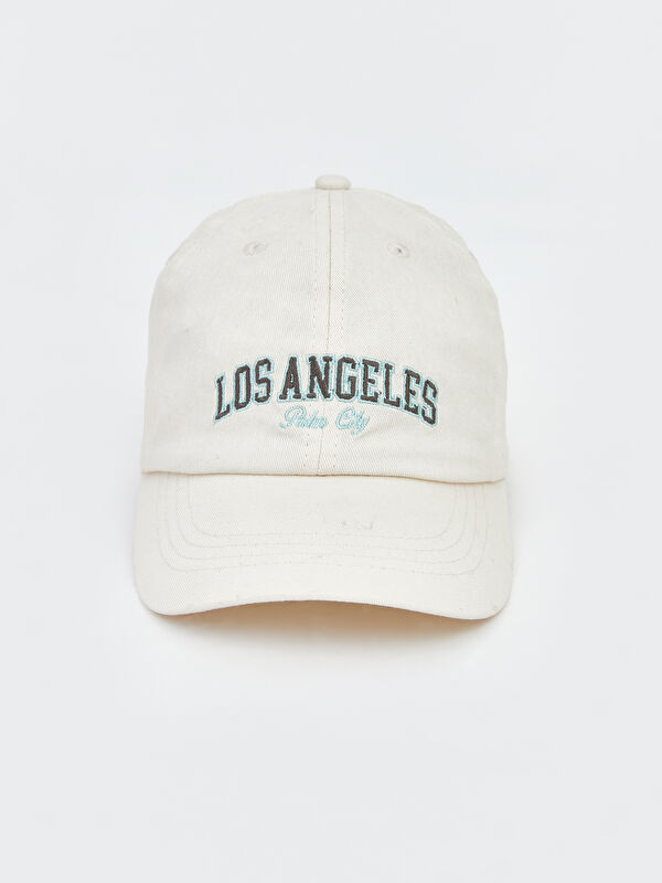LCW ACCESSORIES Los Angeles Nakışlı Kız Çocuk Kep Şapka