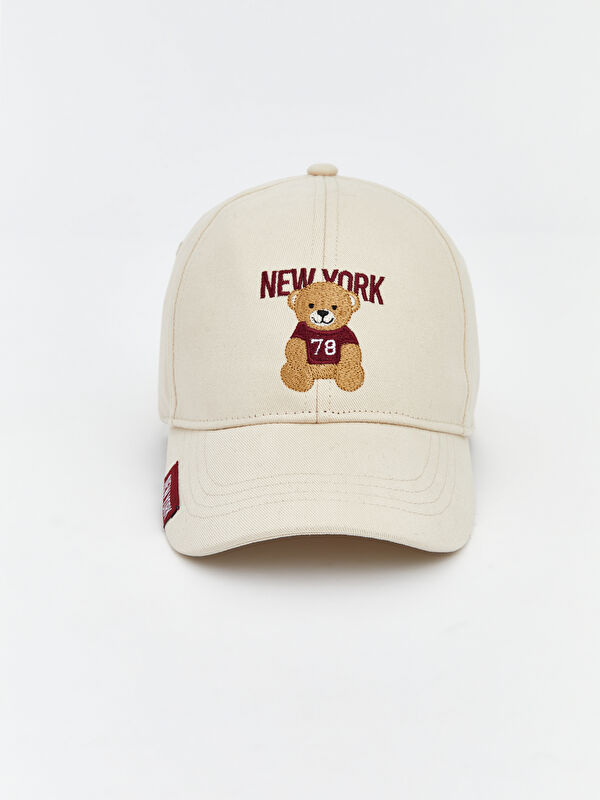 LCW ACCESSORIES Girls' Cap Hat with New York Embroidery