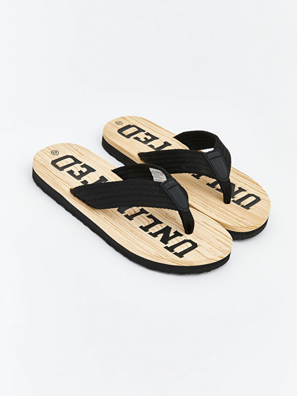 LCW STEPS Printed Men's Thong Sliders