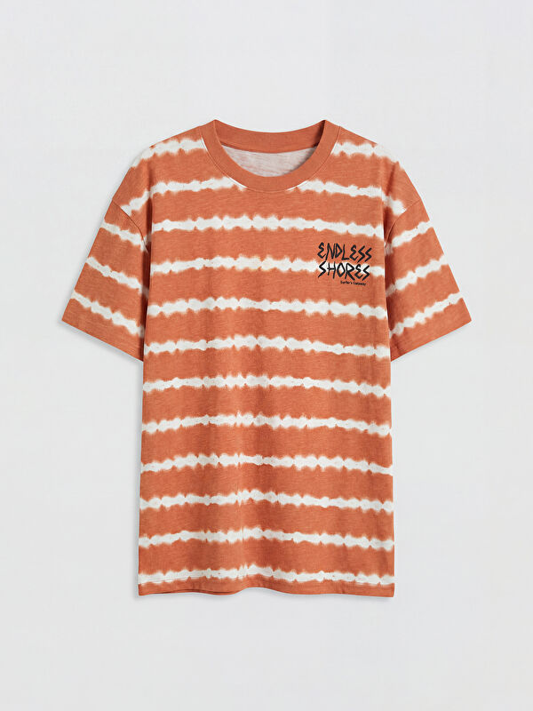 LCW Kids Batik Desenli Erkek Çocuk Tişört
