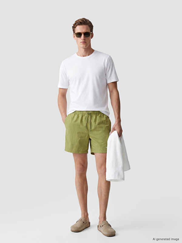 LCW SWIMWEAR Short Printed Men's Swimming Shorts