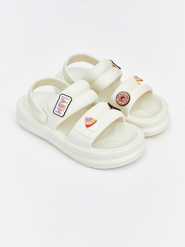 LCW STEPS Printed Double Strap Women's Sandals