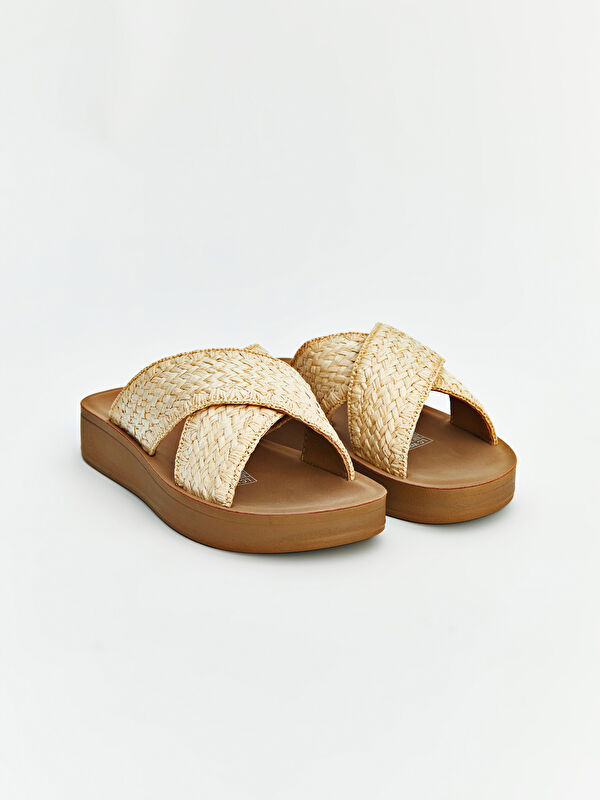 LCW STEPS Woman ECRU Sliders