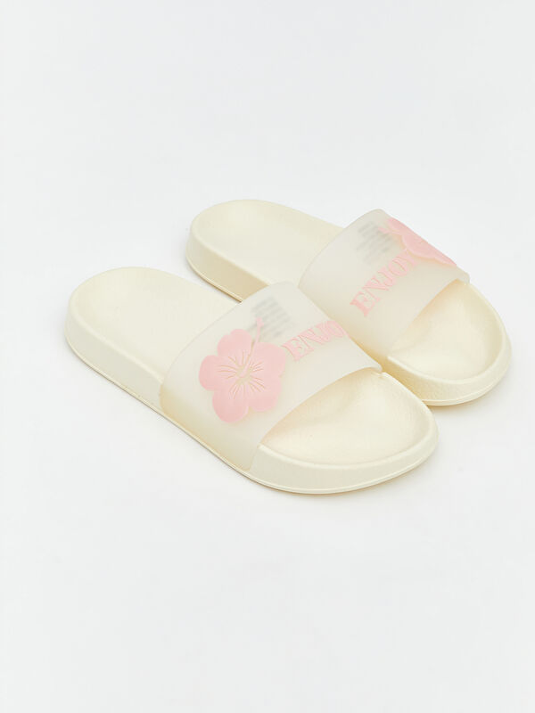 LCW STEPS Floral-Print Women's Slides