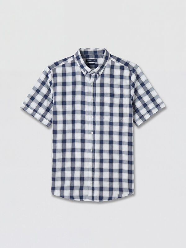 LCWAIKIKI Classic Regular Fit Ekose Armürlü Erkek Gömlek