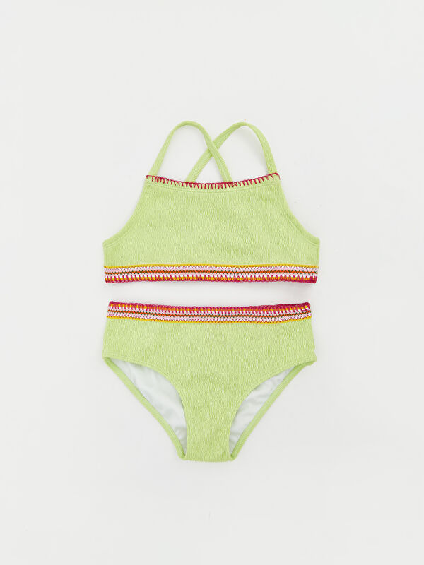 LCW Kids Nakışlı Kız Çocuk Bikini