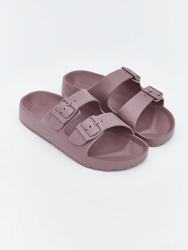 LCW STEPS Women's Double Strap Slides