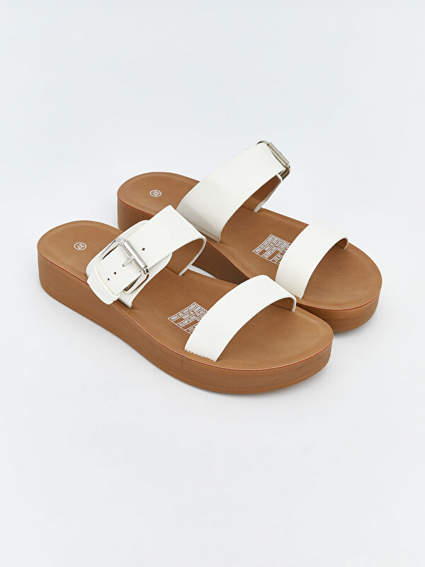 LCW STEPS Double Strap Women's Sliders
