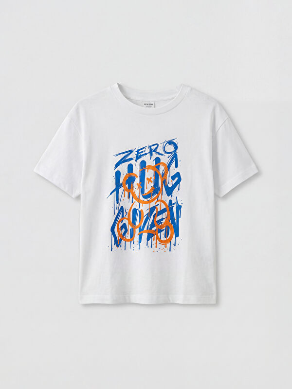 LC WAIKIKI Crew Neck Printed Boys' T-Shirt