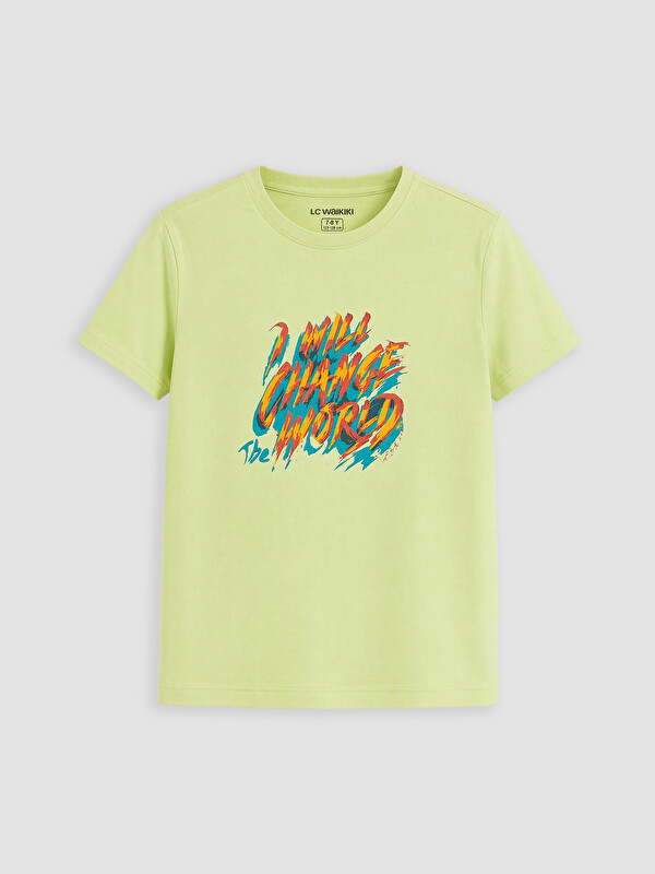 LC WAIKIKI Baskılı Erkek Çocuk Tişört