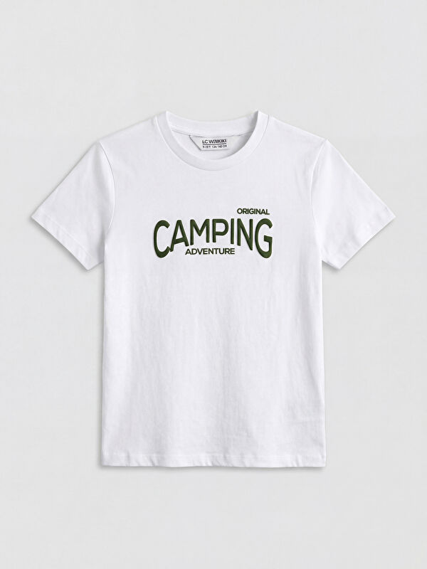 LC WAIKIKI Crew Neck Printed Boys' T-Shirt