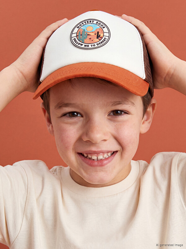 LCW ACCESSORIES Embroidered Boys' Cap