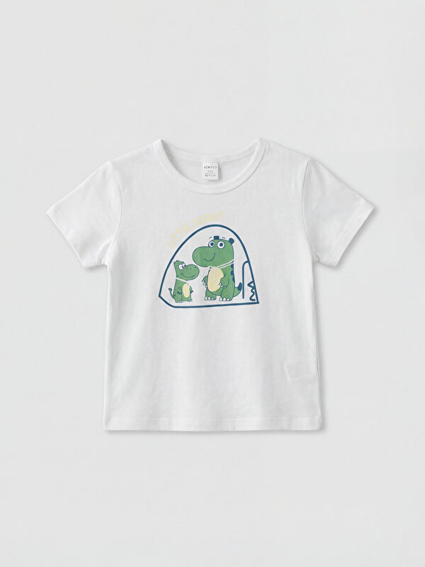 LC WAIKIKI Crew Neck Printed Boys' T-Shirt