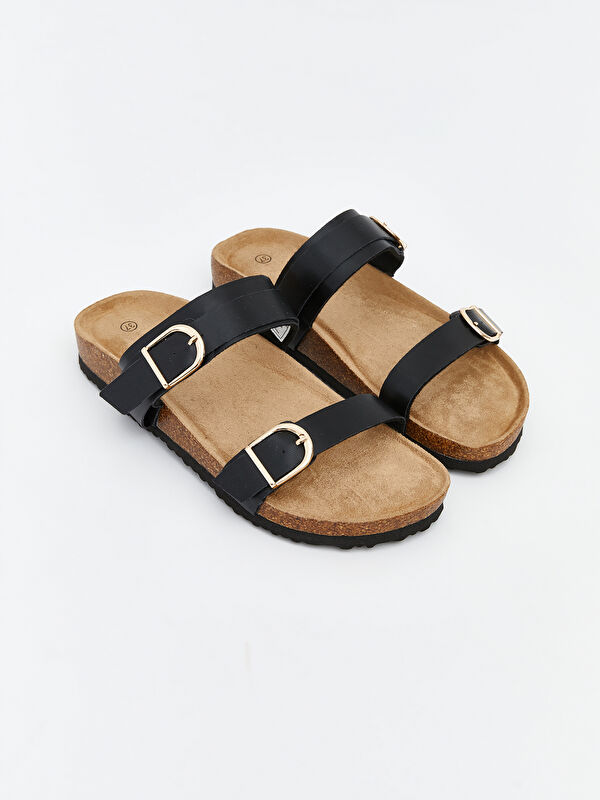 LCW STEPS Double Strap Women's Sliders